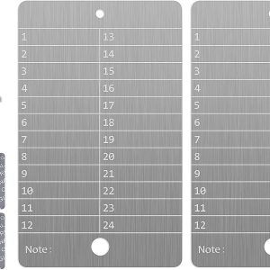 Steel Bitcoin Wallet, Cryptocurrency Wallet for Hardware Cold Wallet Backup, Bitcoin Crypto Seed Storage Compatible with All BIP39 Hardware（2 Plates and Anti-Tamper Seals,Stainless Steel）