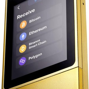 SecuX Neo Gold – Crypto Wallet w/Intuitive Touchscreen, Bluetooth & USB-C, Manage Bitcoin, Ethereum, NFTs, Tokens, & Cryptocurrency with Military-Grade Security and User-Friendly Interface